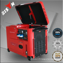 BISON(CHINA) Taizhou Super SIlent Portable 5kw Diesel Generator Set